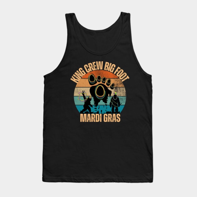 King crew big foot Mardi grase Tank Top by Cutiepunks